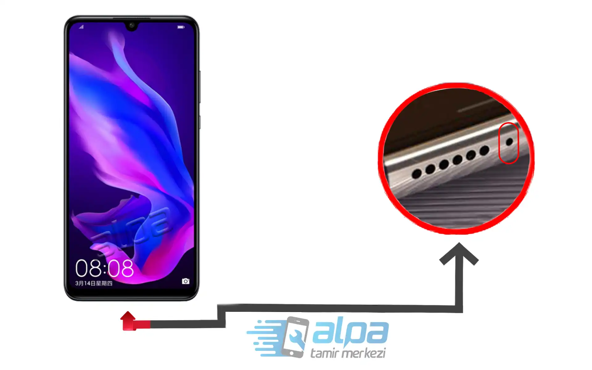 Huawei Nova 4E Mikrofon Değişimi Fiyatı