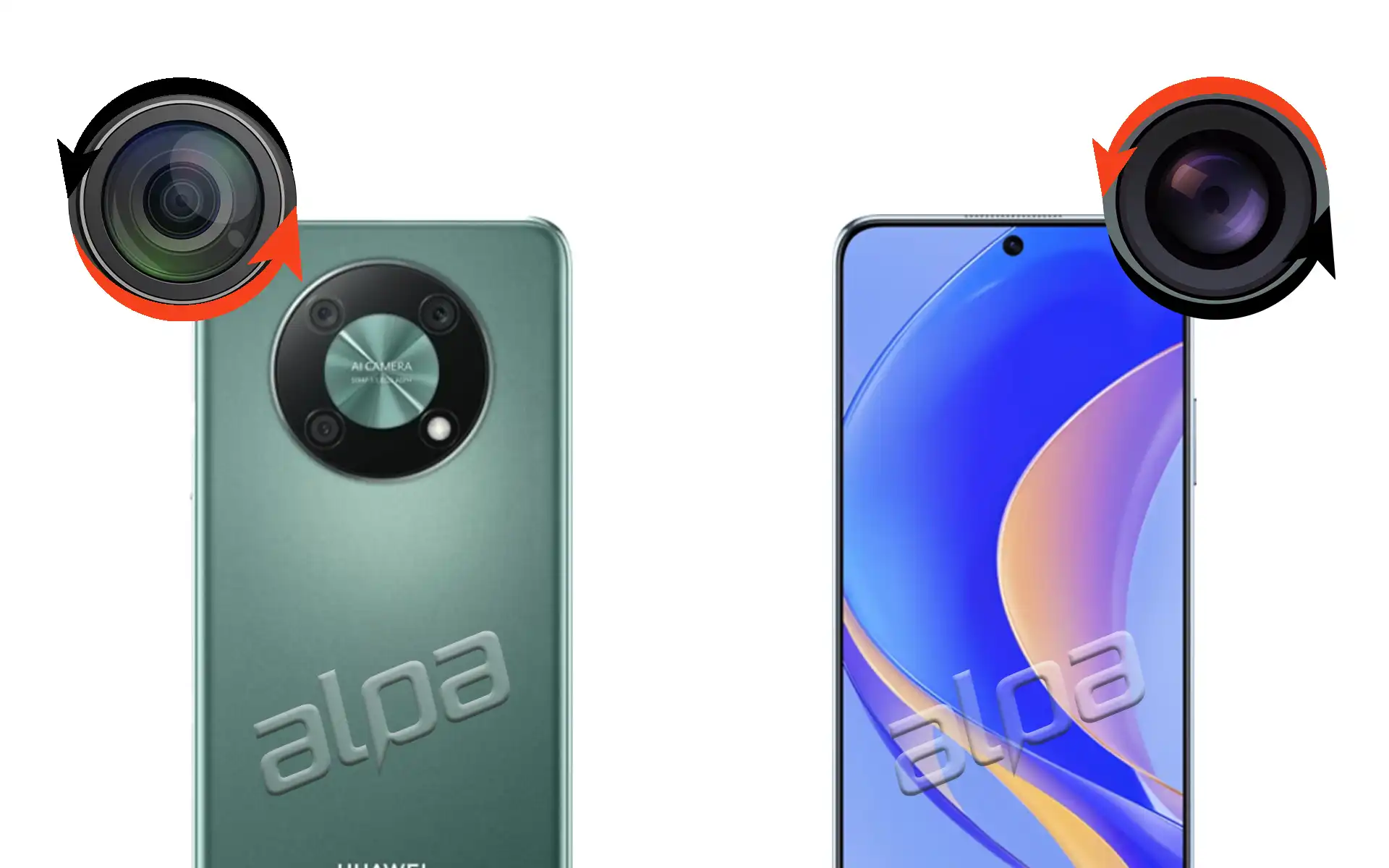 Huawei Nova Y90 Ön, Arka Kamera Değişimi Fiyatı