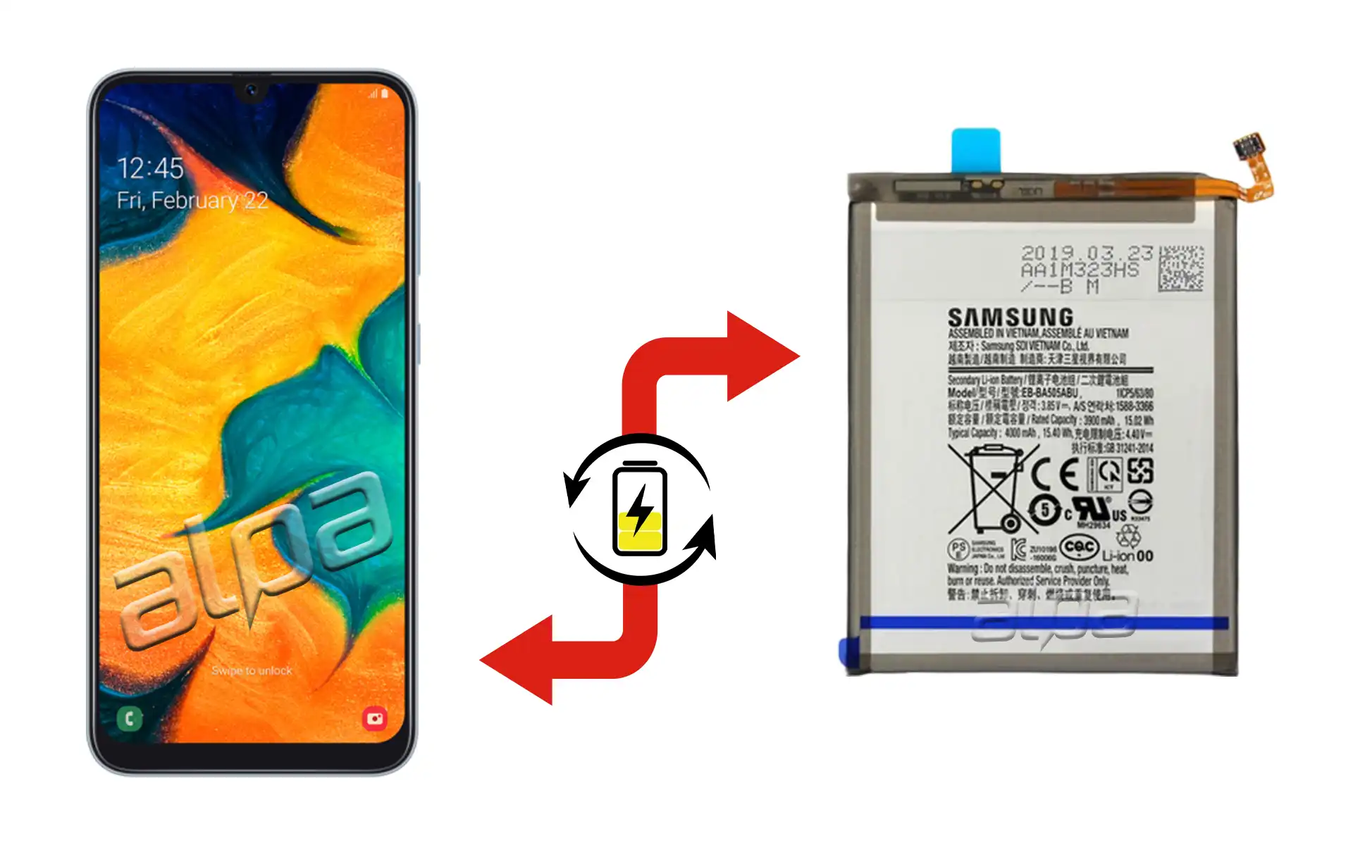 Samsung Galaxy A30 Batarya Değişimi Fiyatı