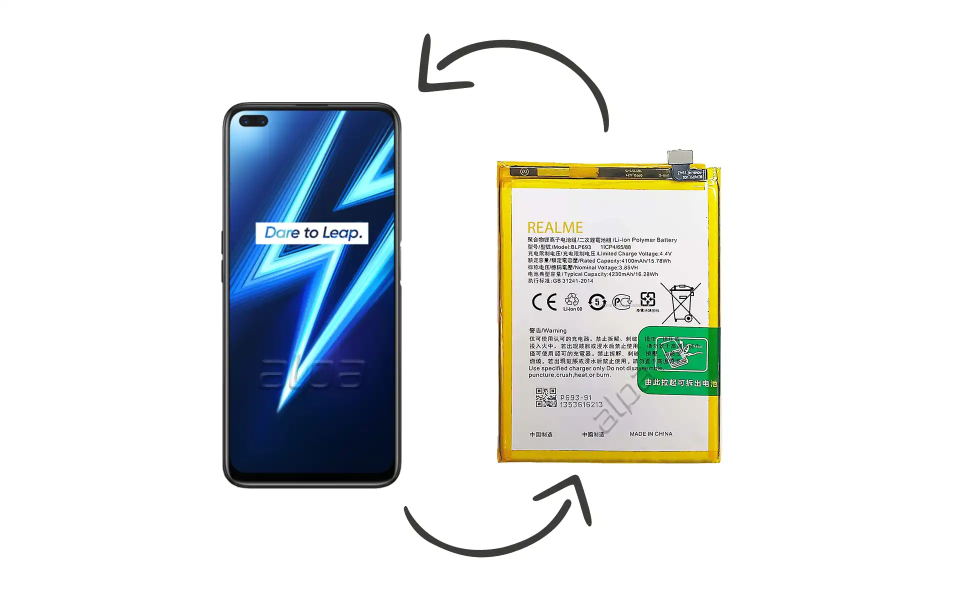 Realme 6 Pro Batarya Değişimi Fiyatı