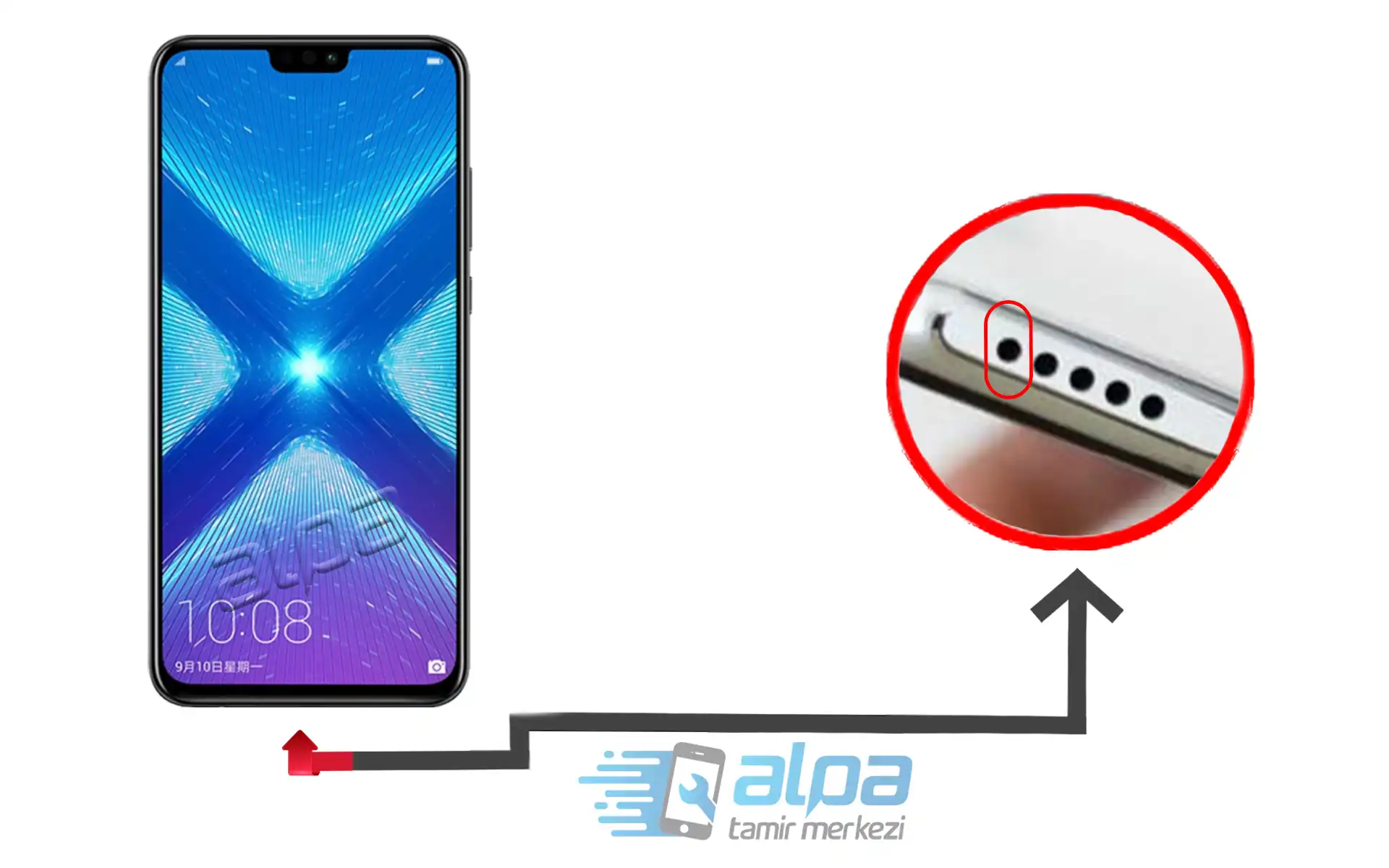 Honor 8X Mikrofon Değişimi Fiyatı