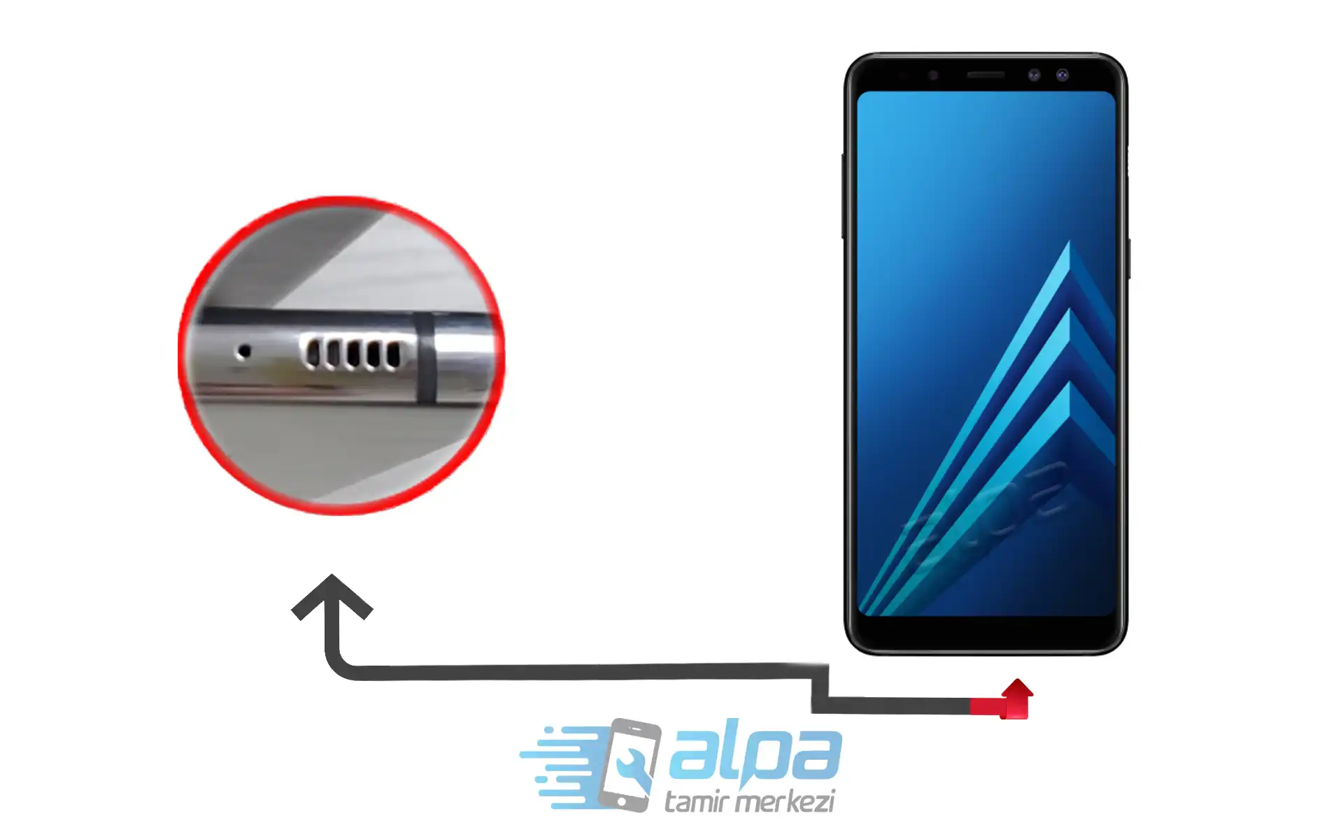 Samsung Galaxy A8 Plus (2018) Hoparlör Değişimi