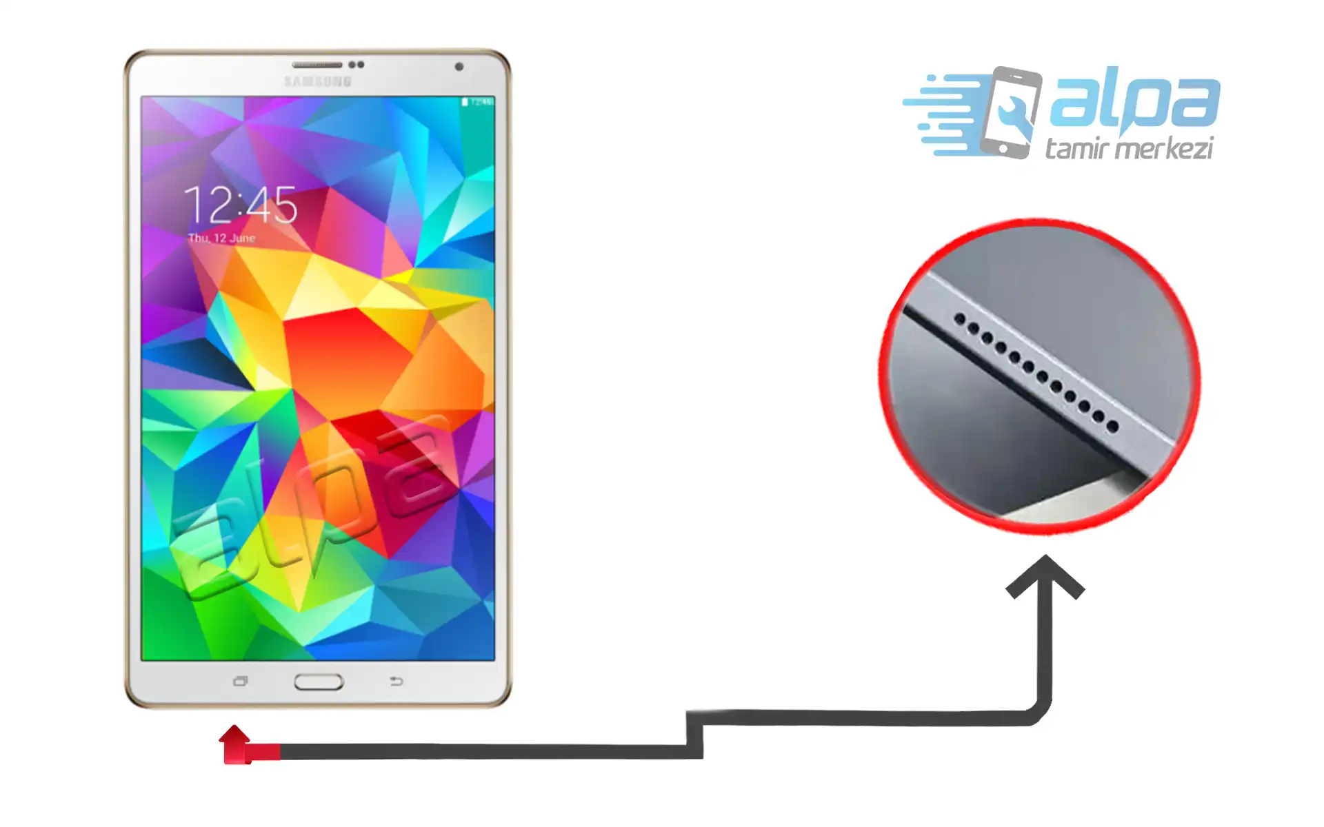 Samsung Galaxy Tab S SM-T700 Hoparlör Değişimi Fiyatı