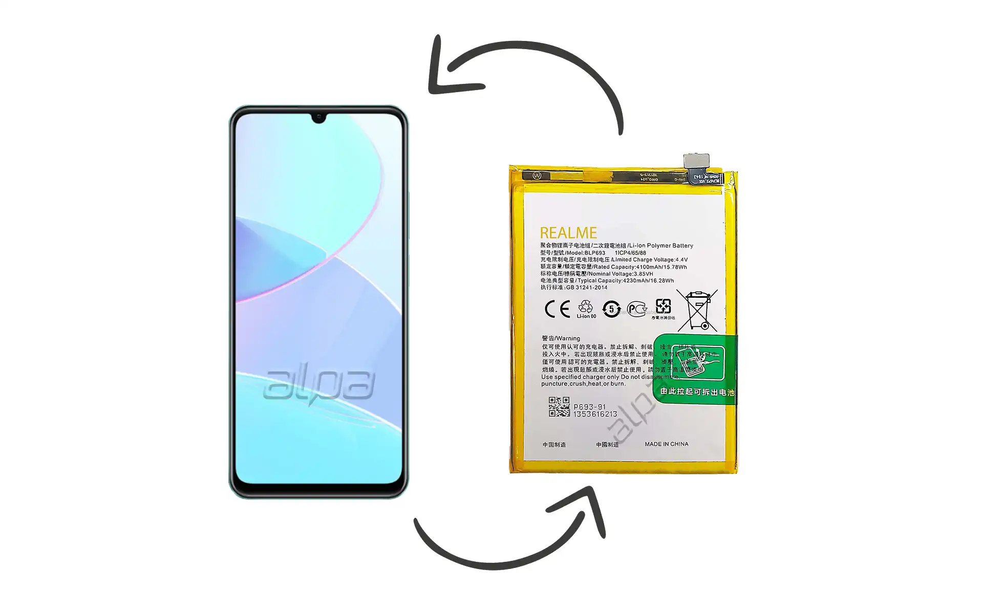 Realme C51 Batarya Değişimi Fiyatı