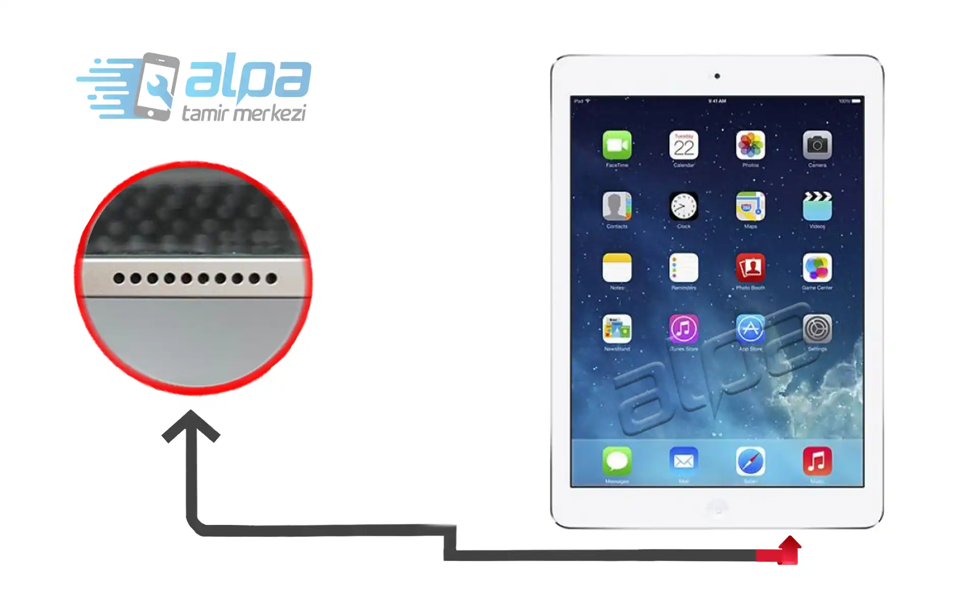 iPad Air 1 Hoparlör Değişimi Fiyatı