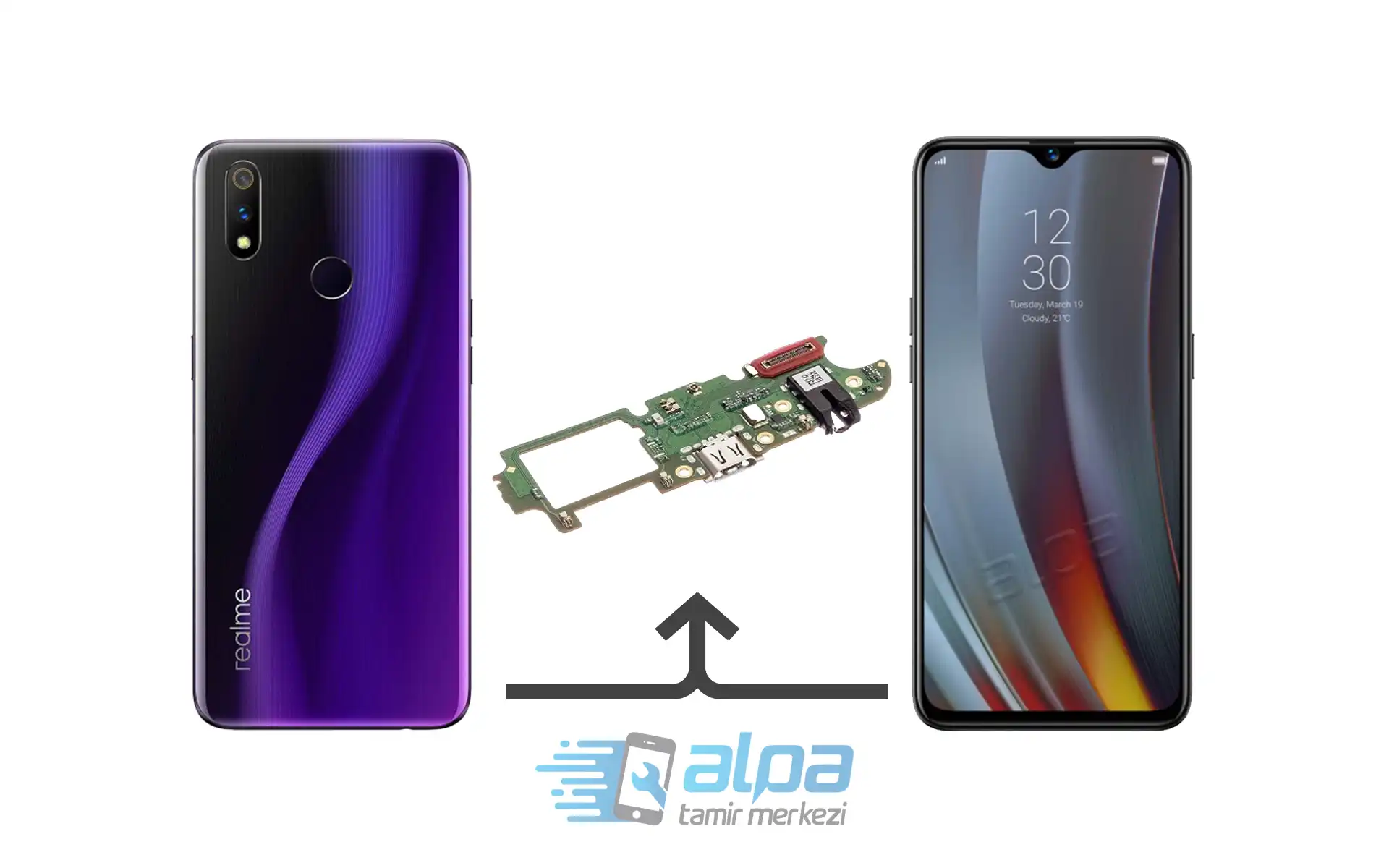 Realme 3 Pro Şarj Soketi Değişimi Fiyatı