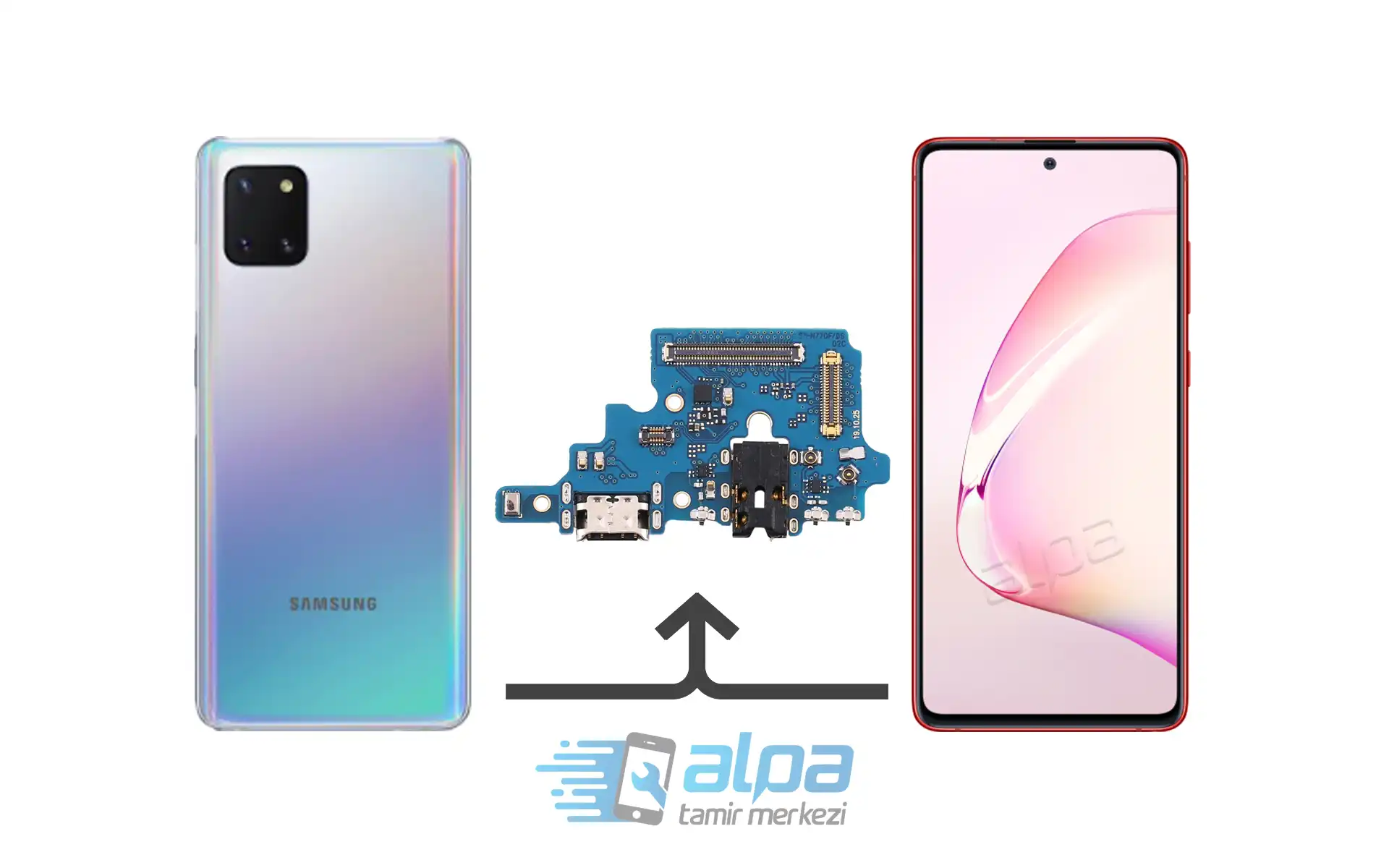 Samsung Galaxy Note 10 Lite Şarj Soketi Değişimi Fiyatı