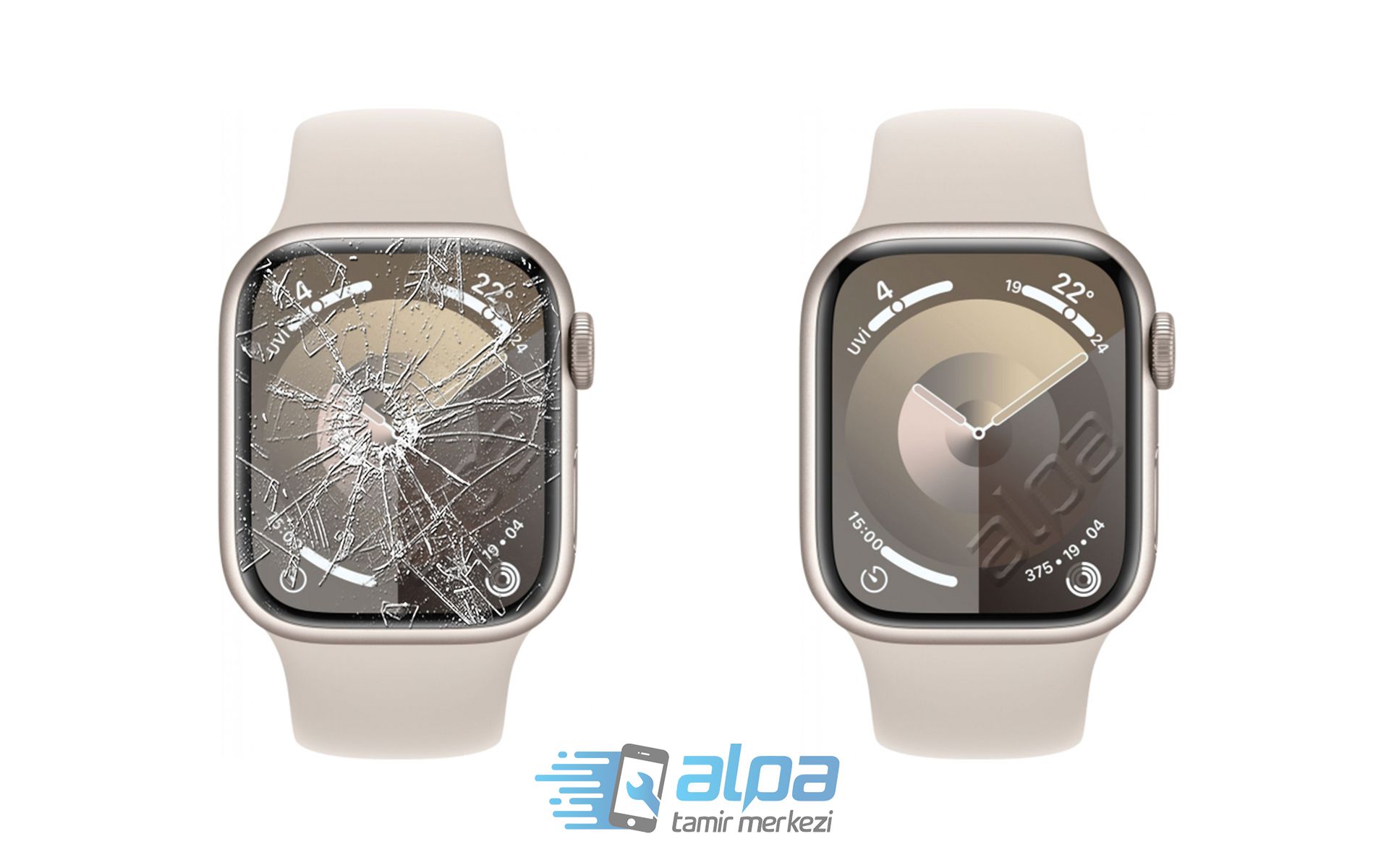 Apple Watch S9 41MM Ön Cam Değişimi Fiyatı