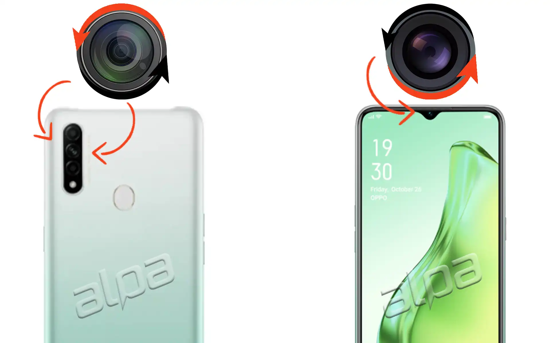 Oppo A31 Ön, Arka Kamera Değişimi Fiyatı