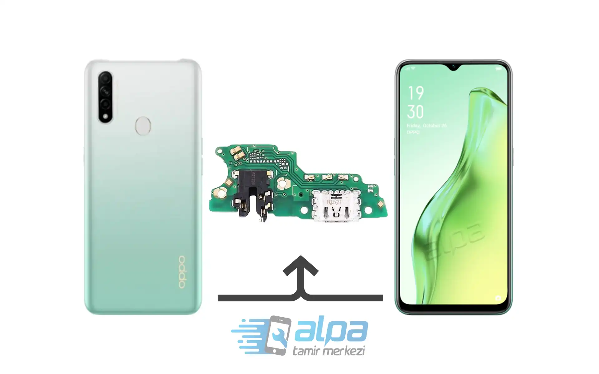 Oppo A31 Şarj Soketi Değişimi Fiyatı