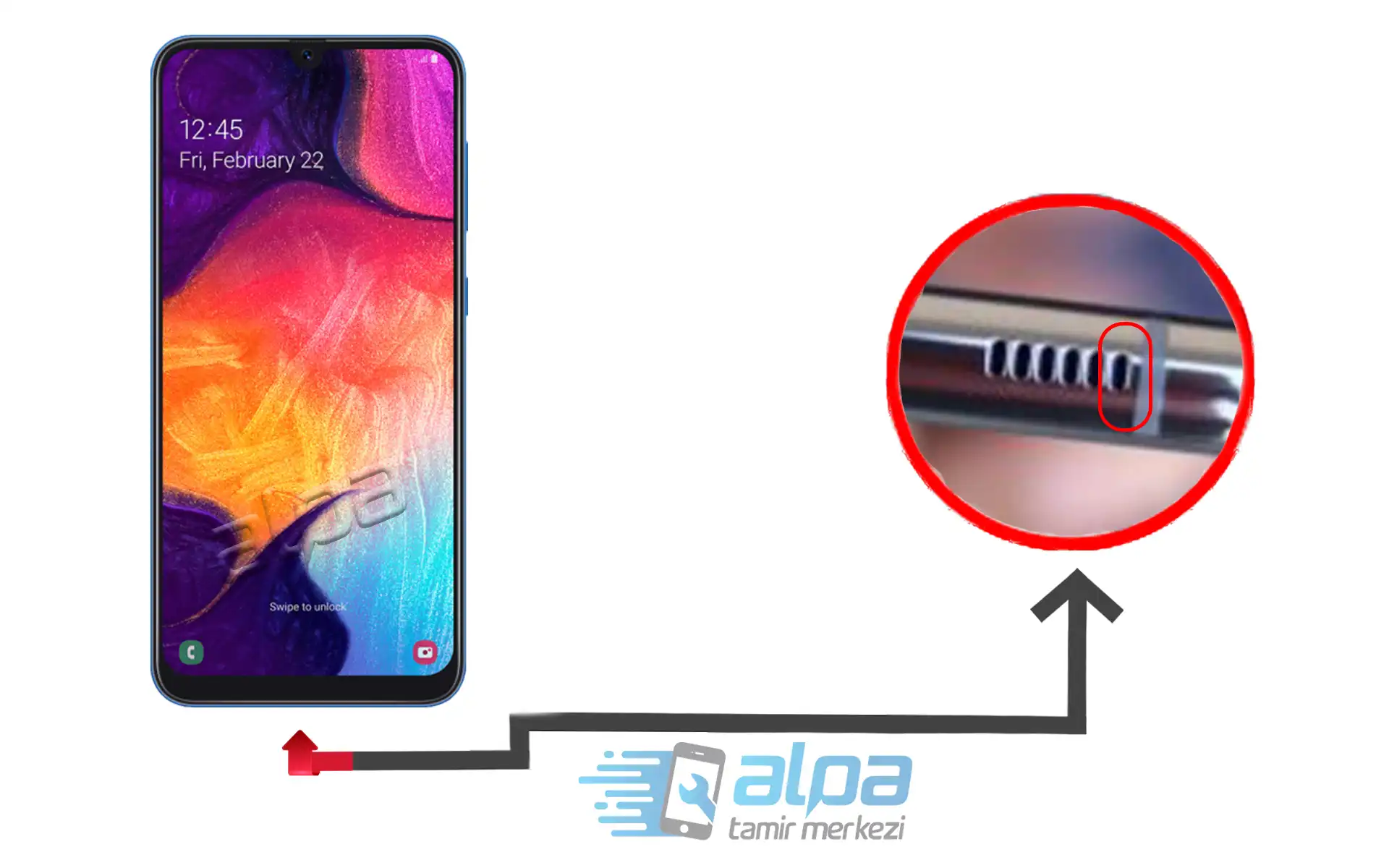 Samsung Galaxy A50 Mikrofon Değişimi Fiyatı