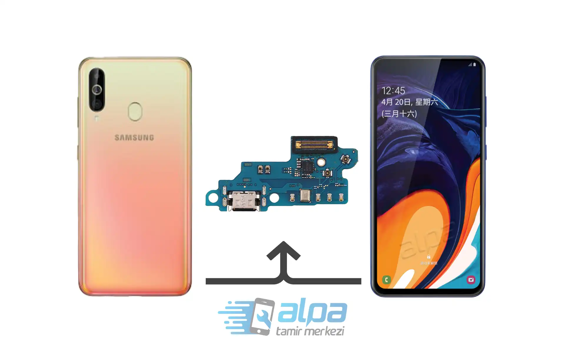 Samsung Galaxy A60 Şarj Soketi Değişimi Fiyatı