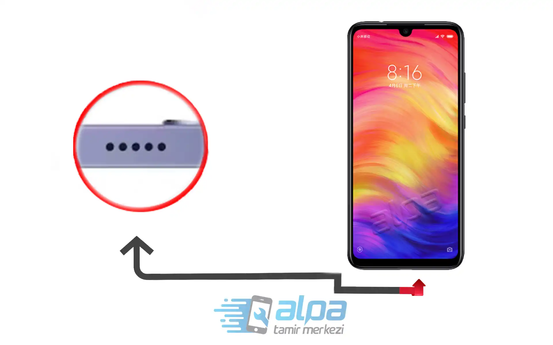 Redmi Note 7 Hoparlör Değişimi