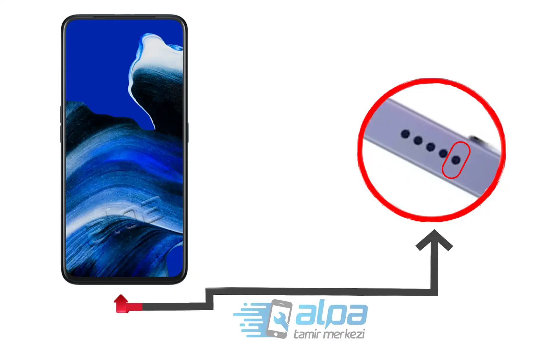 Oppo Reno 2z Mikrofon Değişimi Fiyatı