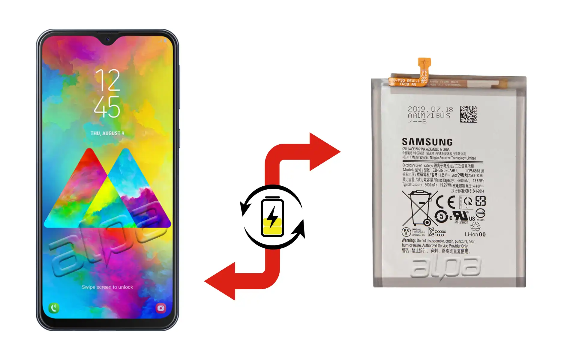 Samsung Galaxy M20 Batarya Değişimi Fiyatı