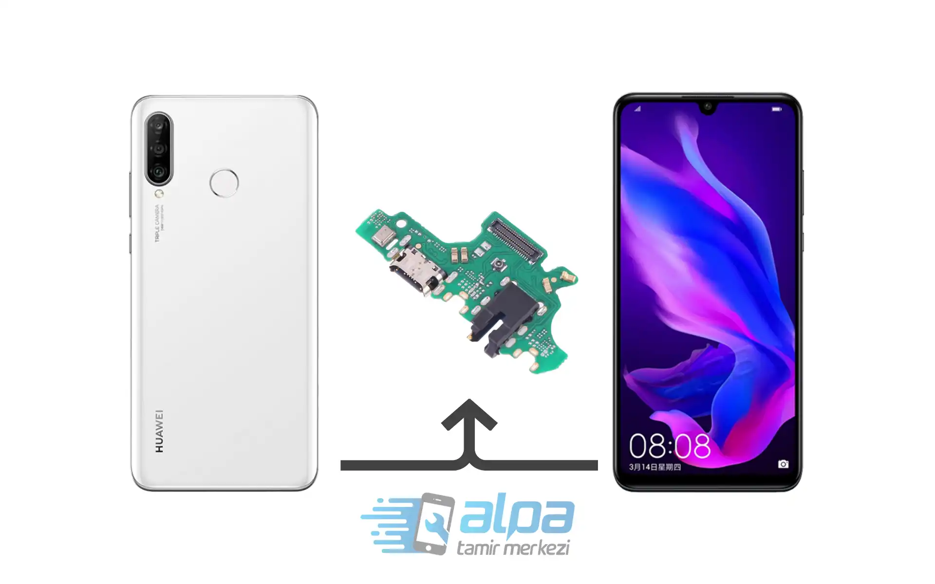 Huawei Nova 4E Şarj Soketi Değişimi Fiyatı