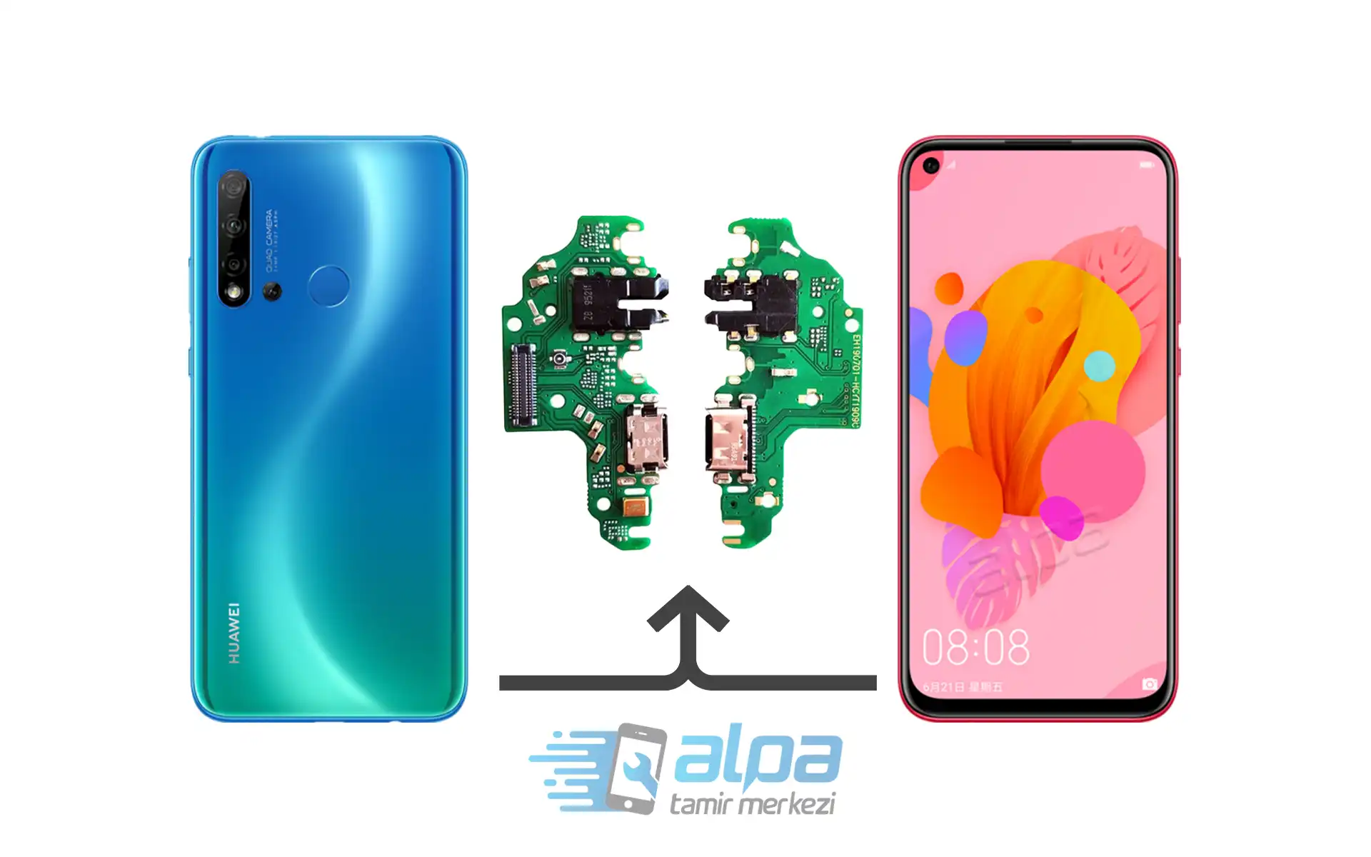 Huawei Nova 5i Şarj Soketi Değişimi Fiyatı