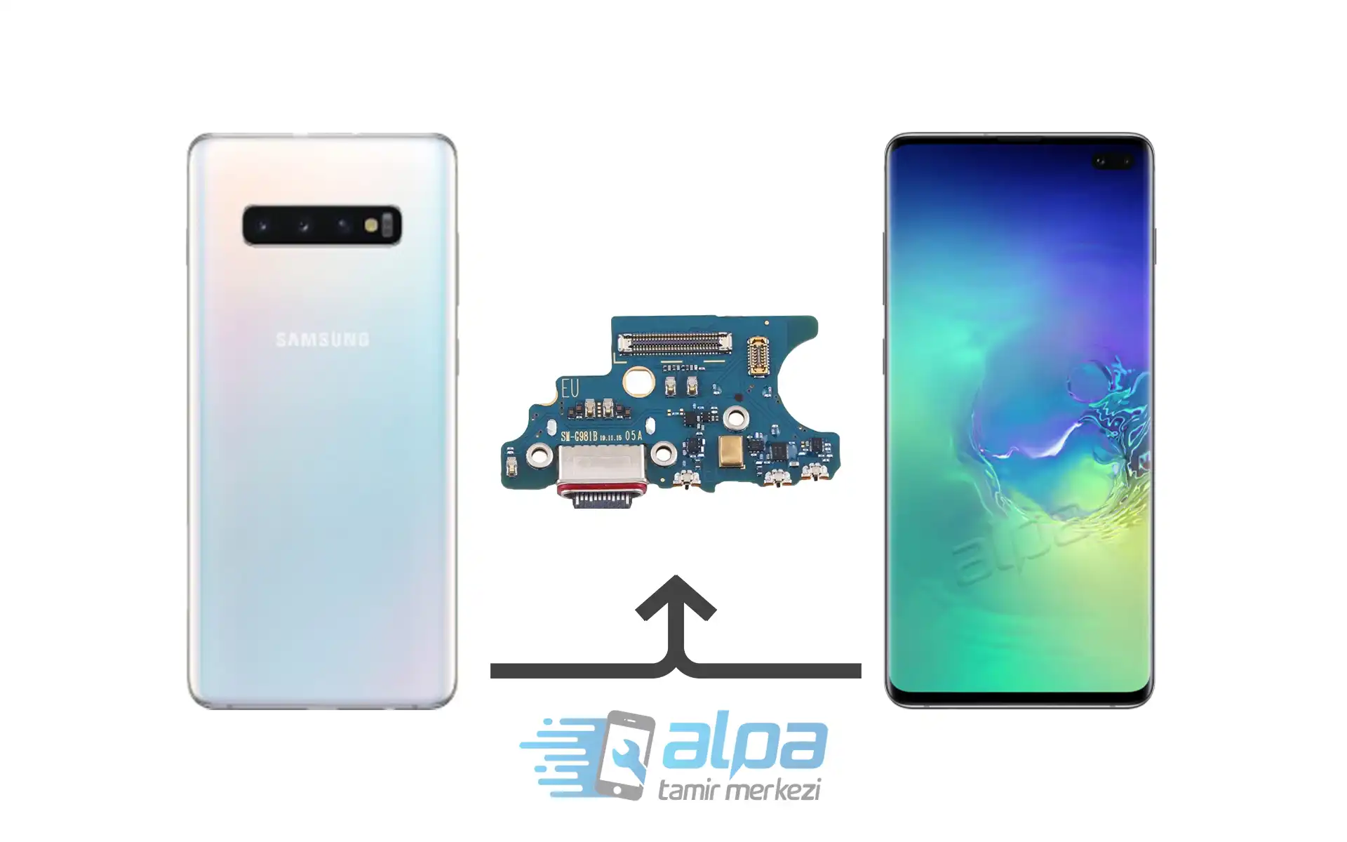 Samsung Galaxy S10 Plus Şarj Soketi Değişimi Fiyatı