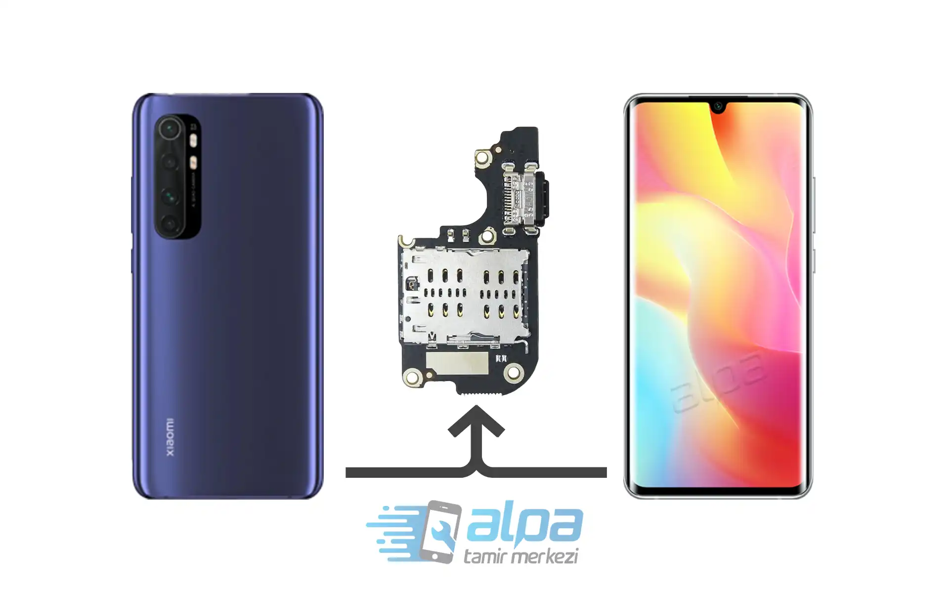 Xiaomi Mi Note 10 Lite Şarj Soketi Değişimi Fiyatı