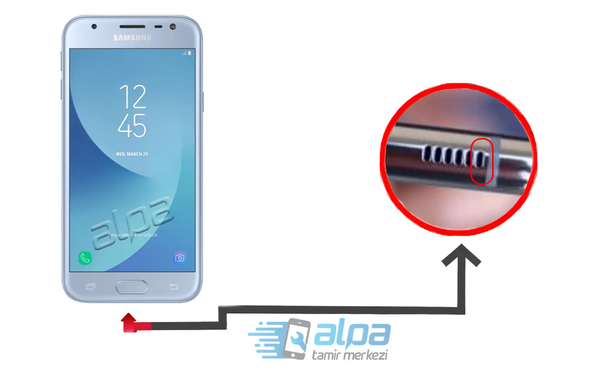 Samsung Galaxy J3 Pro Mikrofon Değişimi Fiyatı