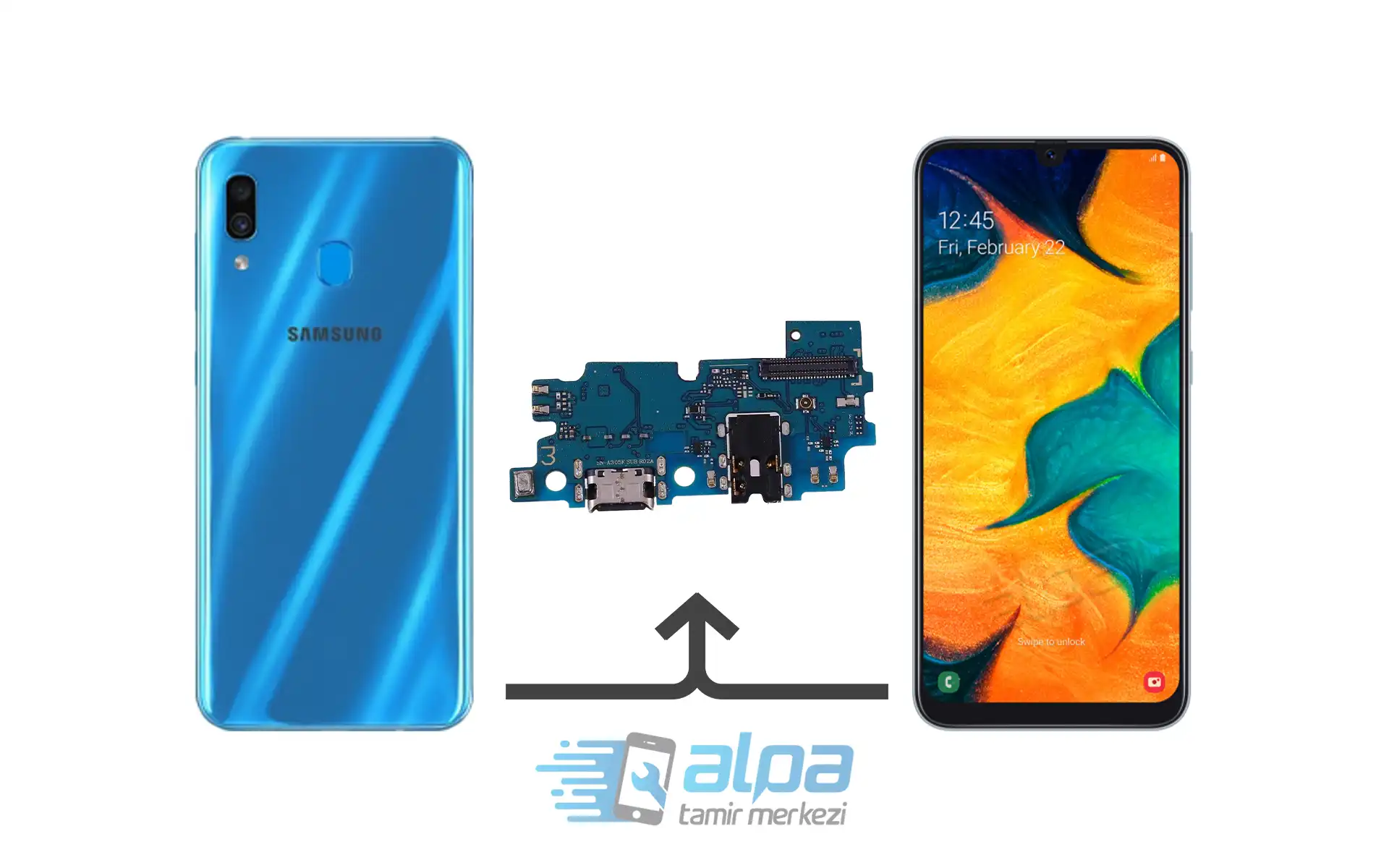 Samsung Galaxy A30 Şarj Soketi Değişimi Fiyatı