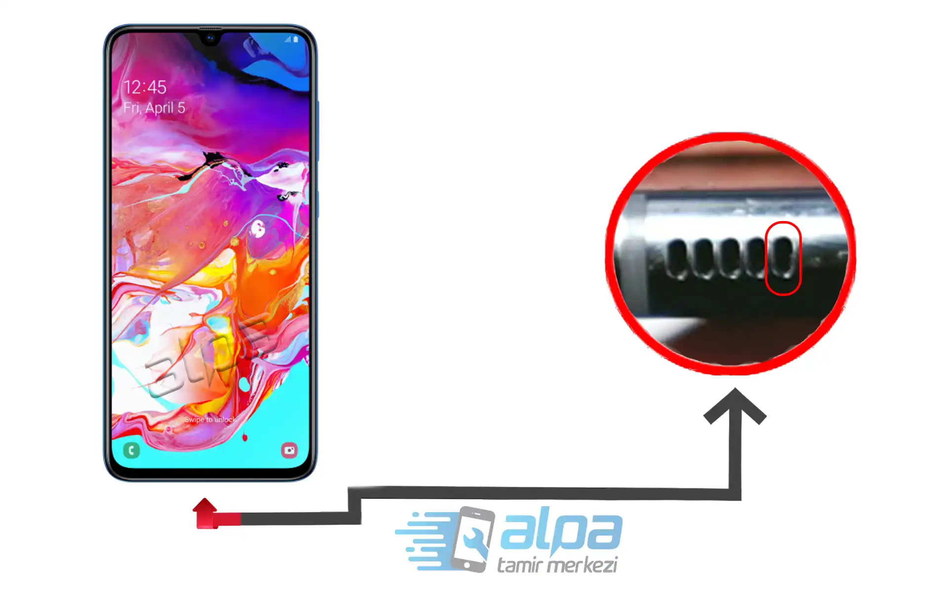 Samsung Galaxy A70 Mikrofon Değişimi Fiyatı