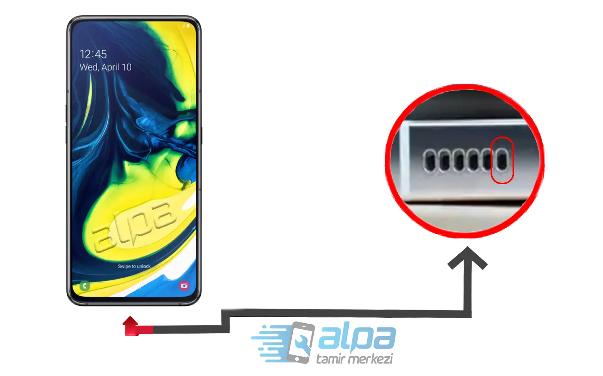 Samsung Galaxy A80 Mikrofon Değişimi Fiyatı