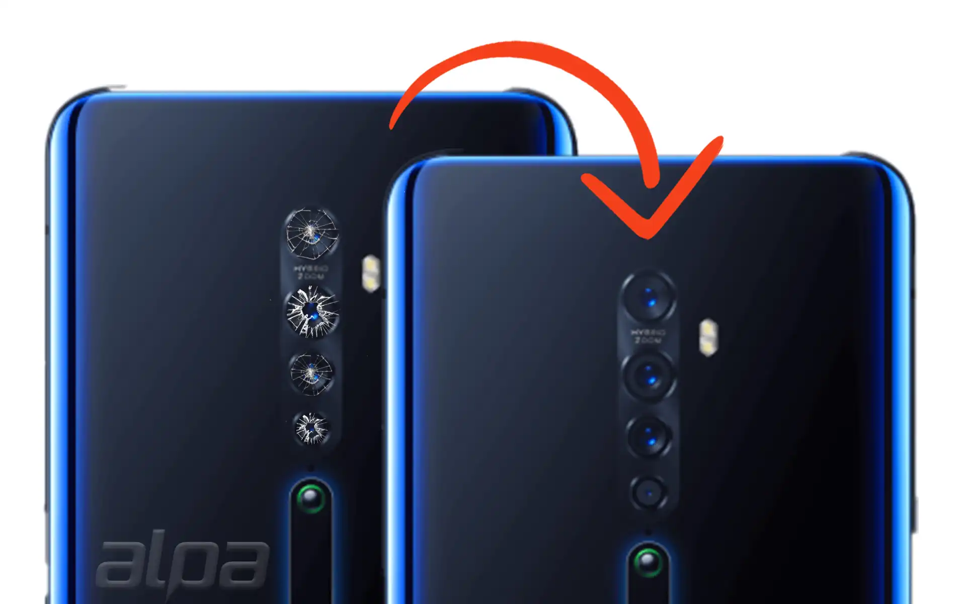 Oppo Reno 2 Kamera Camı Değişimi Fiyatı