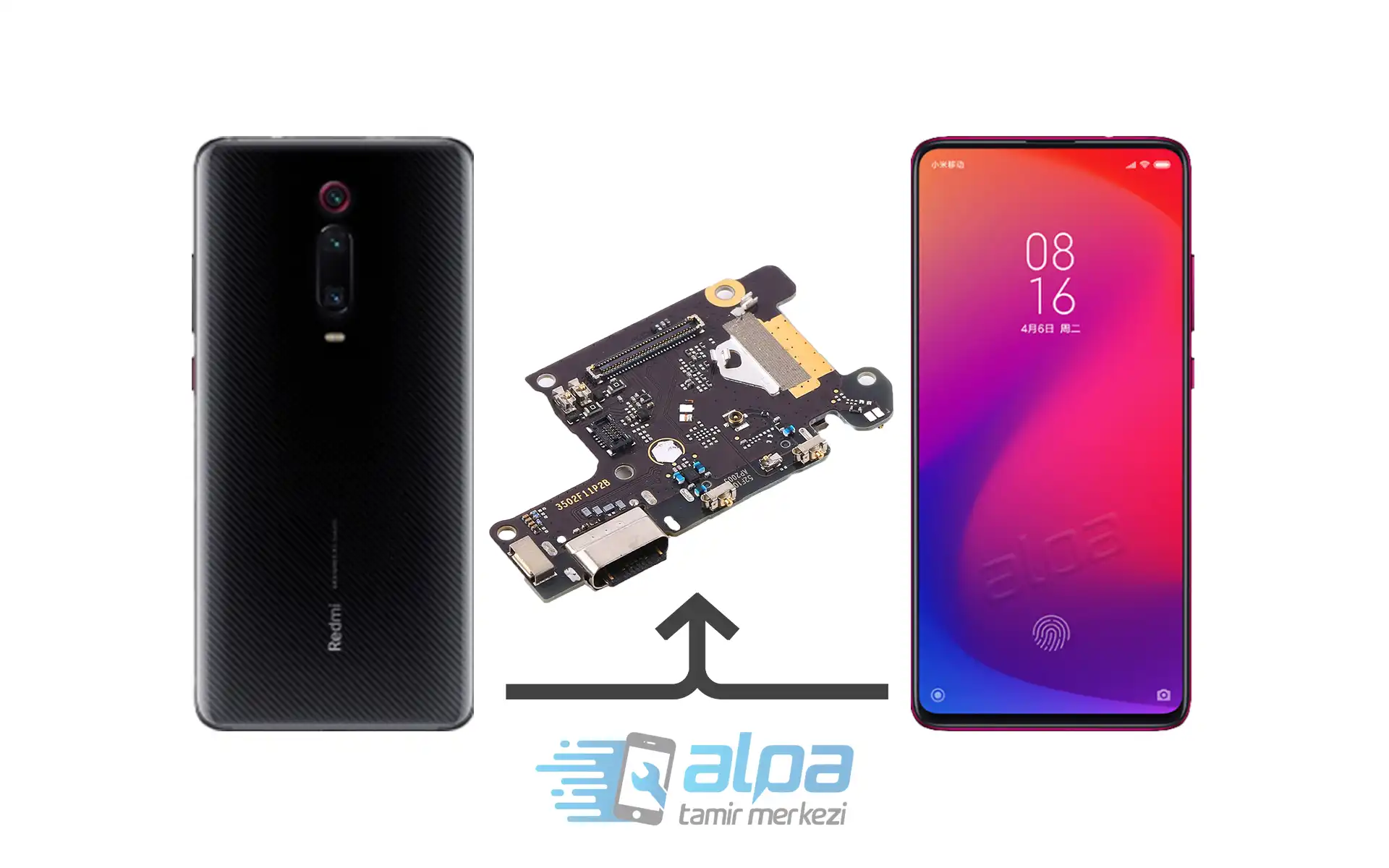 Xiaomi Mi 9T Şarj Soketi Değişimi Fiyatı