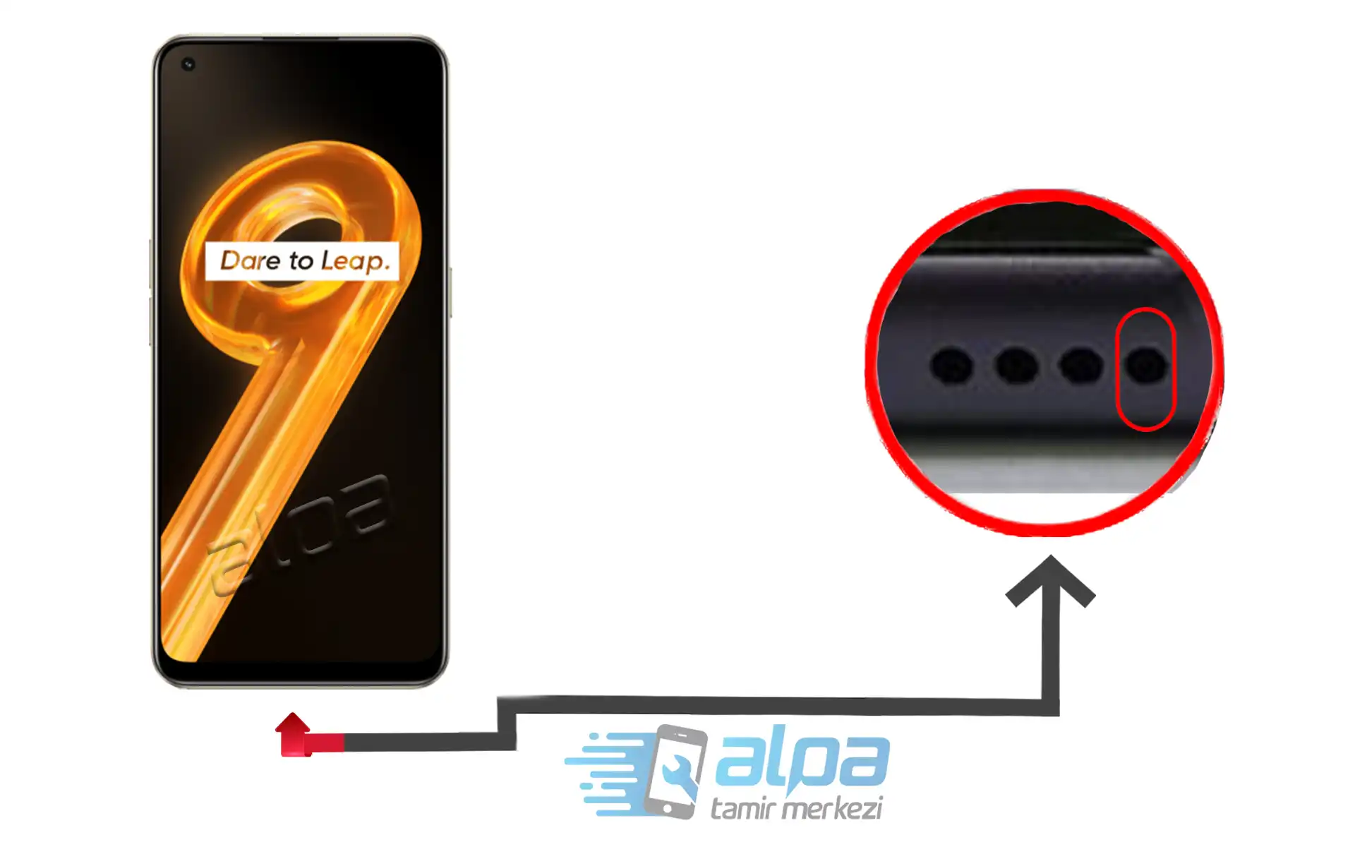 Realme 9 Mikrofon Değişimi Fiyatı