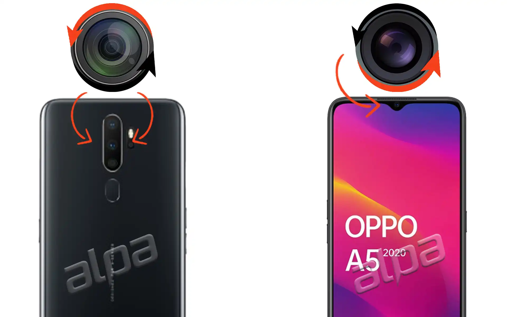 Oppo A5 2020 Ön, Arka Kamera Değişimi Fiyatı