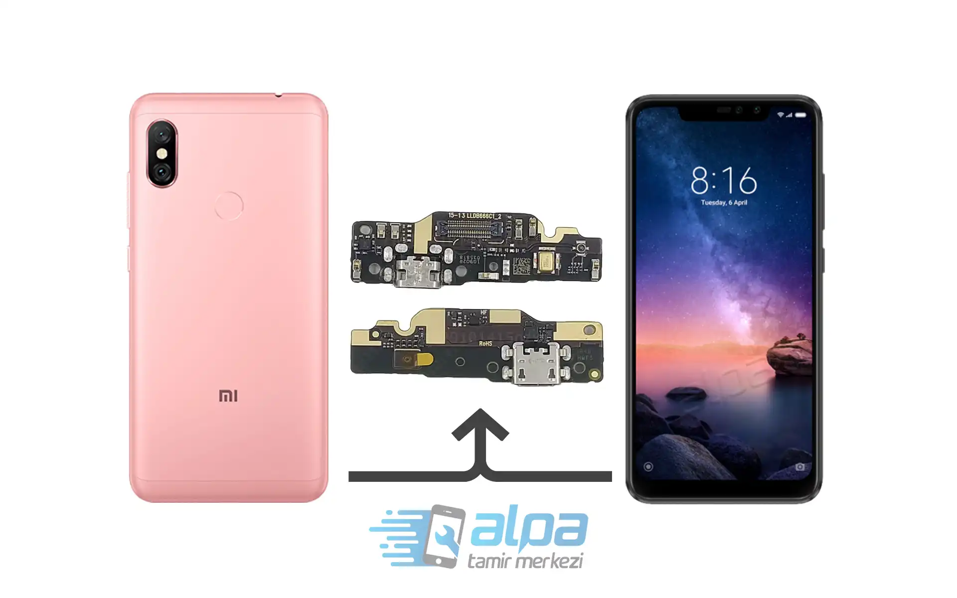 Redmi Note 6 Pro Şarj Soketi Değişimi Fiyatı