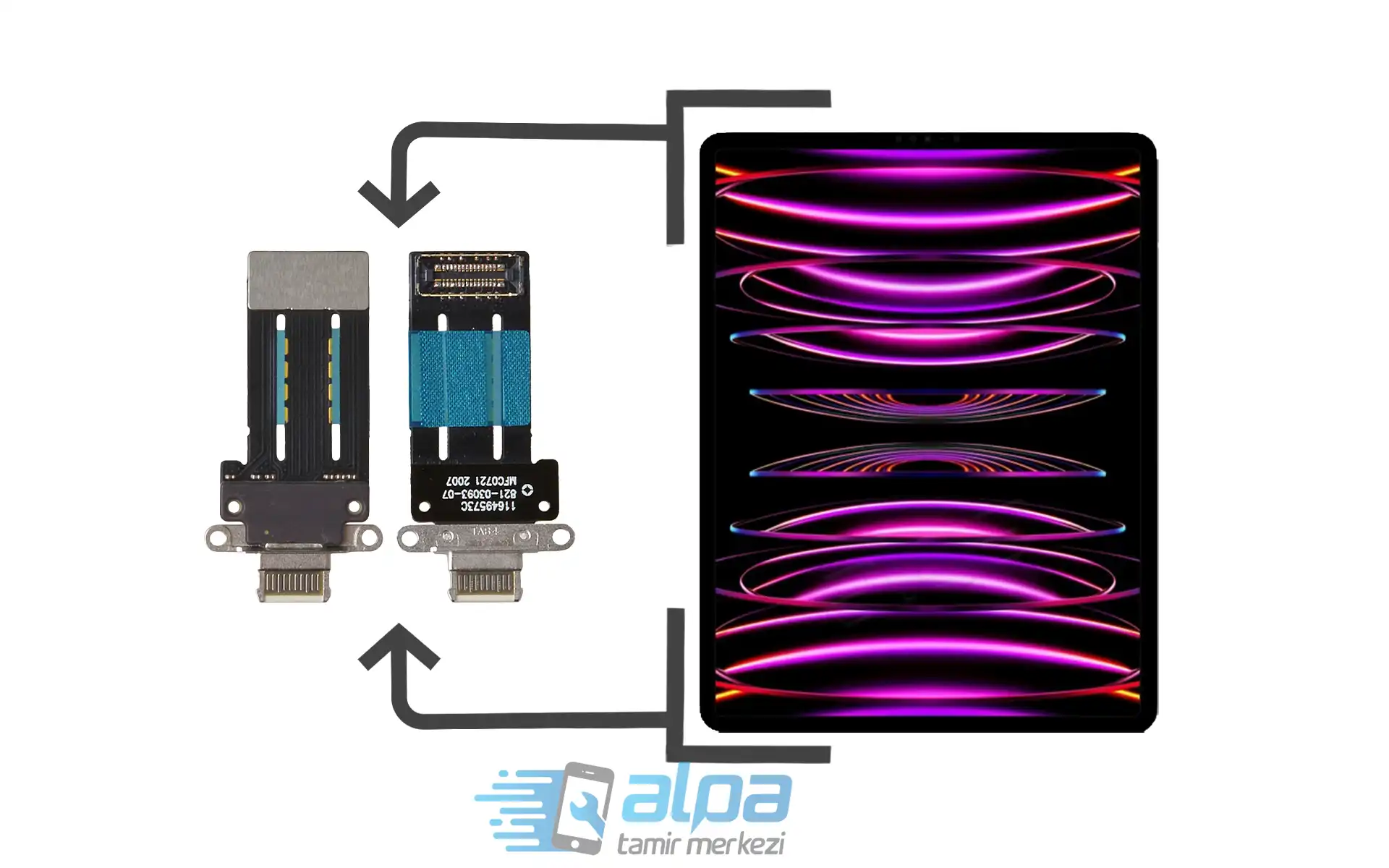 iPad Pro 12.9 (6. nesil) Şarj Soketi Değişimi Fiyatı