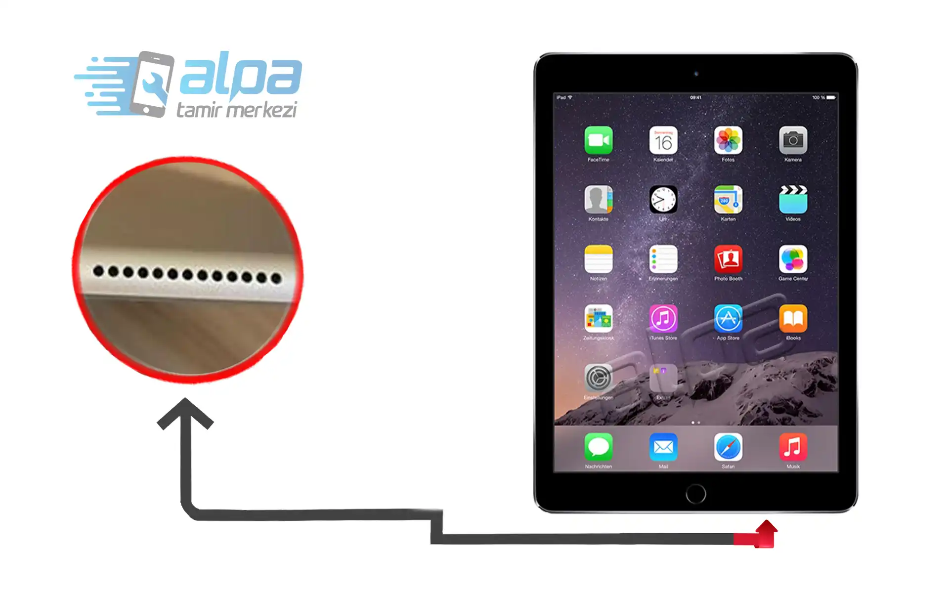 iPad Air 2 Hoparlör Değişimi Fiyatı